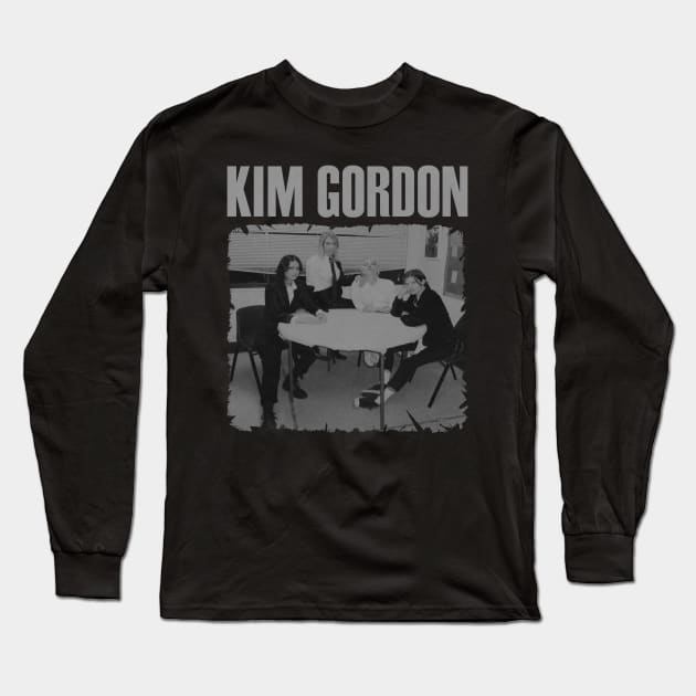 Kim Gordon Long Sleeve T-Shirt by Powder.Saga art